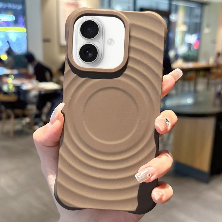 MagSafe Magnetic Ring Texture TPU Phone Case