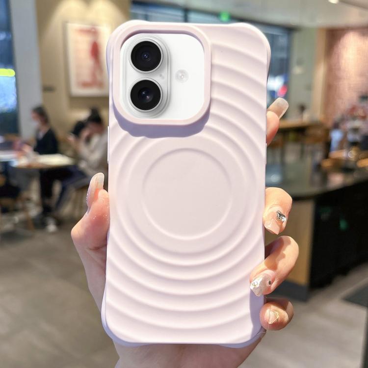 MagSafe Magnetic Ring Texture TPU Phone Case