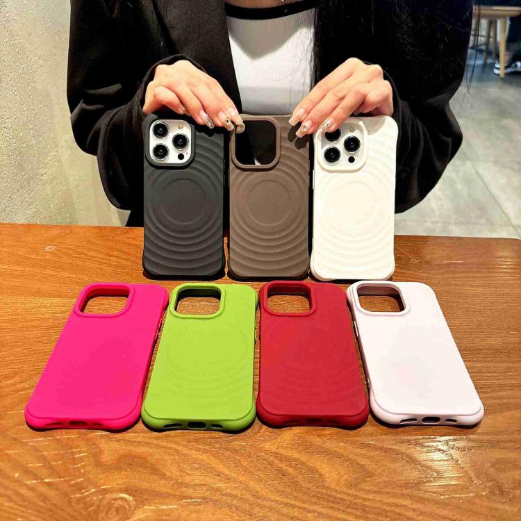 MagSafe Magnetic Ring Texture TPU Phone Case