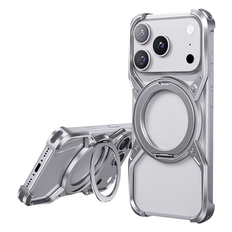 Aluminum Alloy Frameless 360-Degree Rotating Phone Case