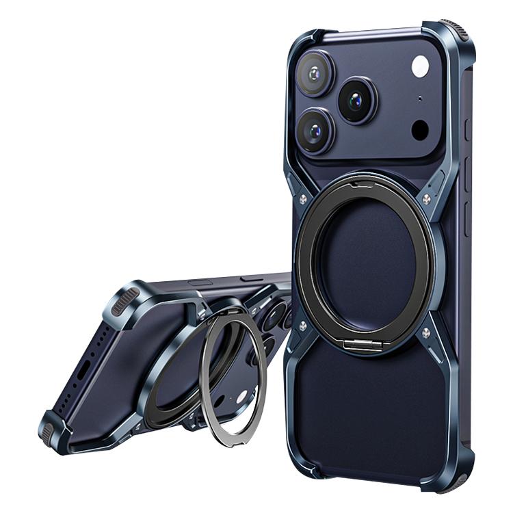 Aluminum Alloy Frameless 360-Degree Rotating Phone Case