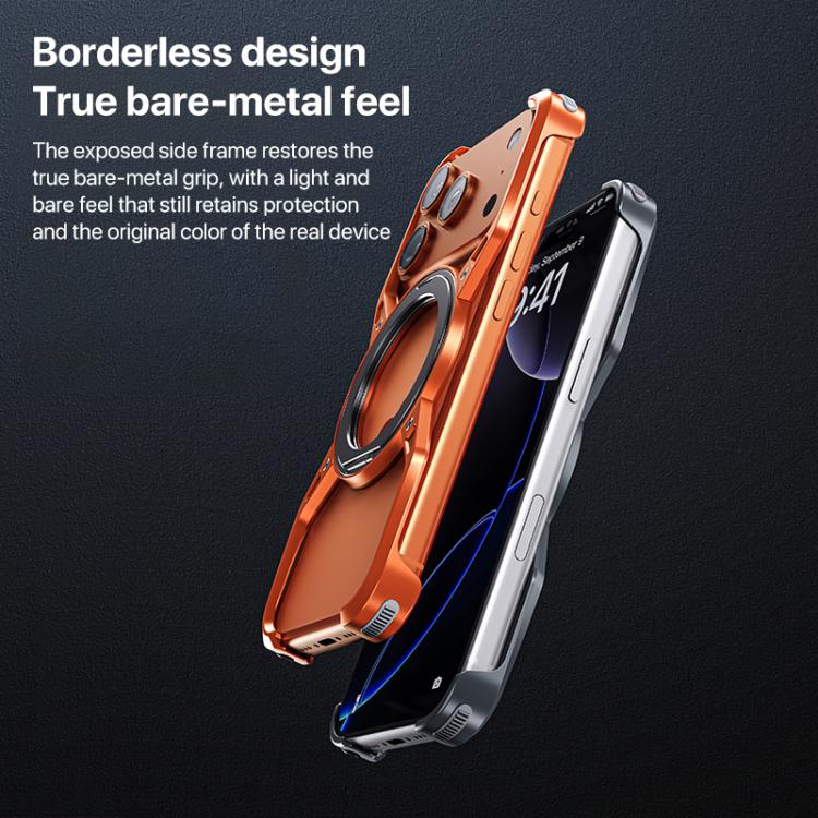 Aluminum Alloy Frameless 360-Degree Rotating Phone Case