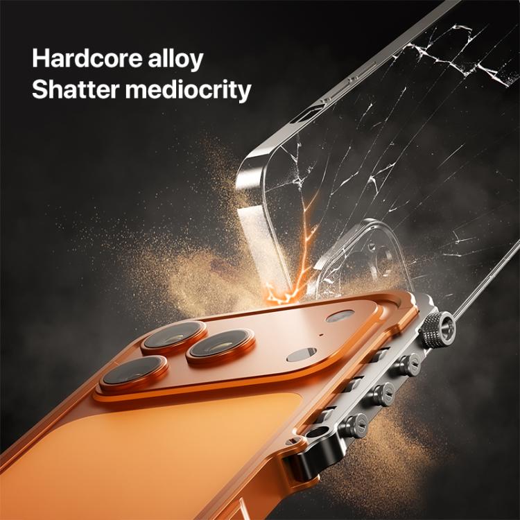 Mechanical Armor Creative Metal Frame Aluminum Alloy Phone Case