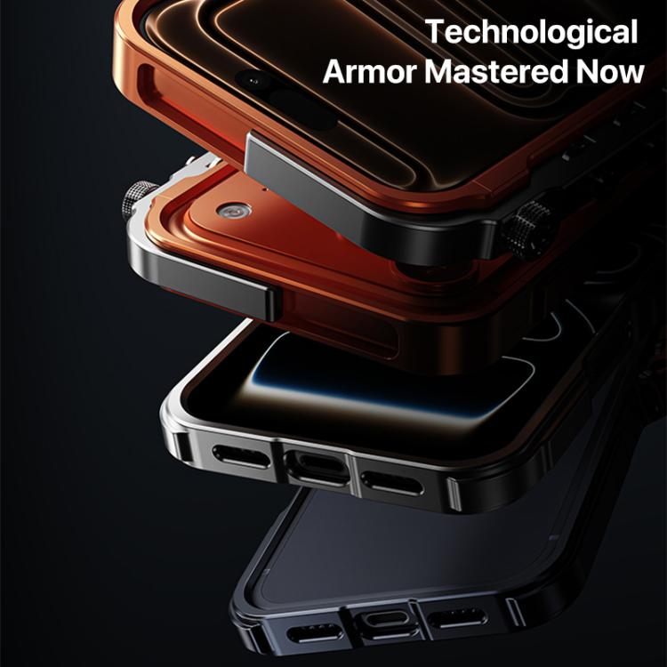 Mechanical Armor Creative Metal Frame Aluminum Alloy Phone Case