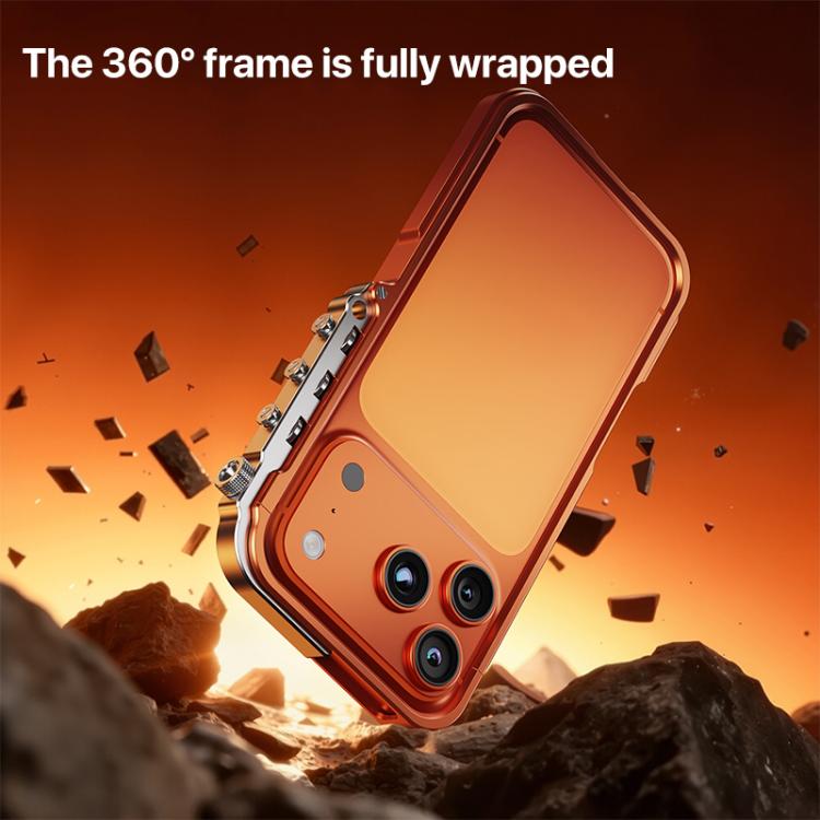 Mechanical Armor Creative Metal Frame Aluminum Alloy Phone Case