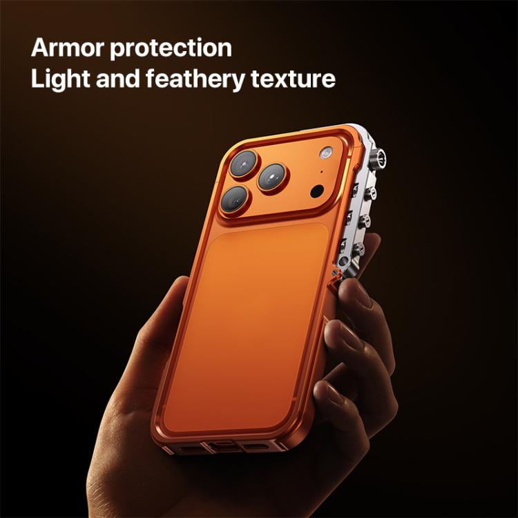 Mechanical Armor Creative Metal Frame Aluminum Alloy Phone Case