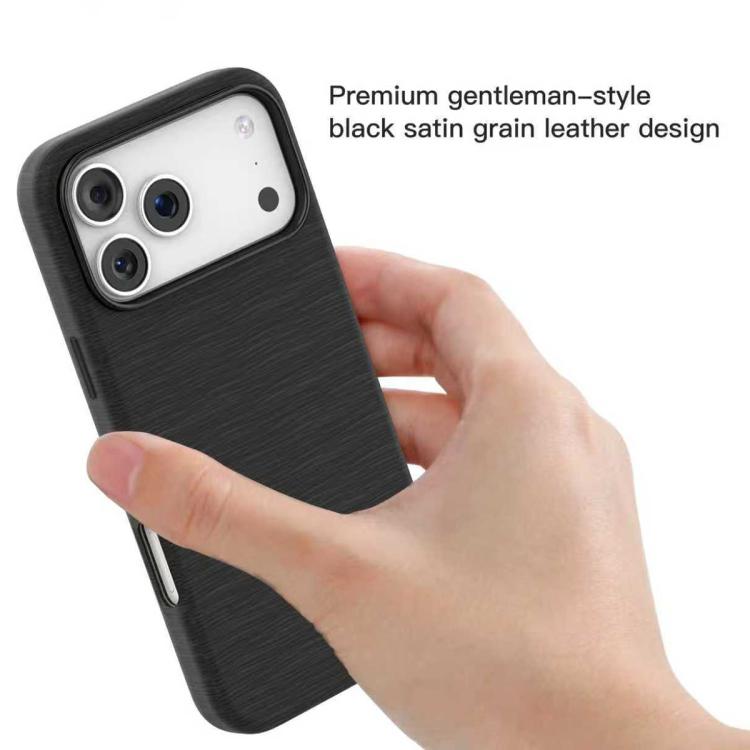 Mutural Rhyme Series Satin Texture Leather MagSafe Phone Case