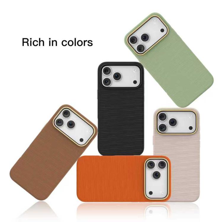 Mutural Rhyme Series Satin Texture Leather MagSafe Phone Case