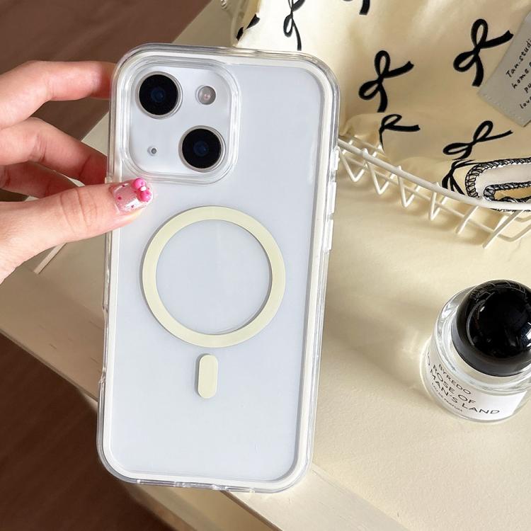 Large Hole Camera Macaron Transparency MagSafe Phone Case