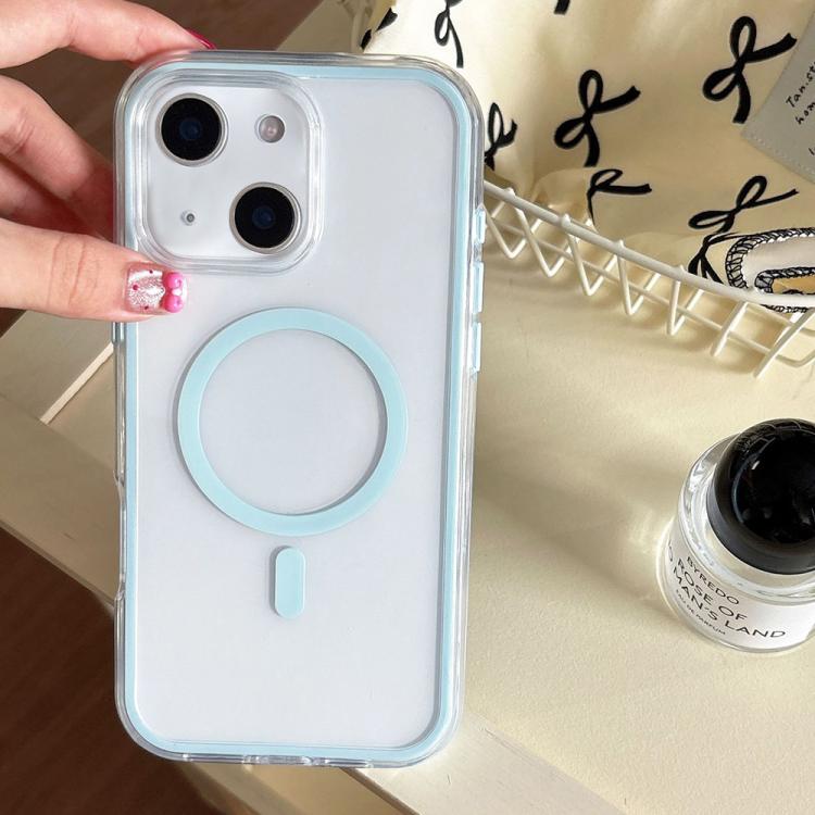 Large Hole Camera Macaron Transparency MagSafe Phone Case