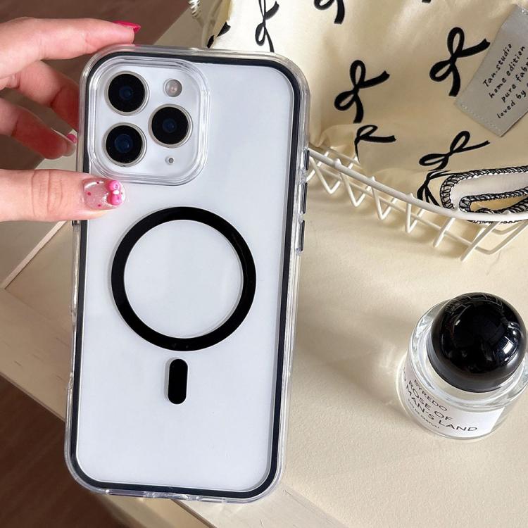 Large Hole Camera Macaron Transparency MagSafe Phone Case