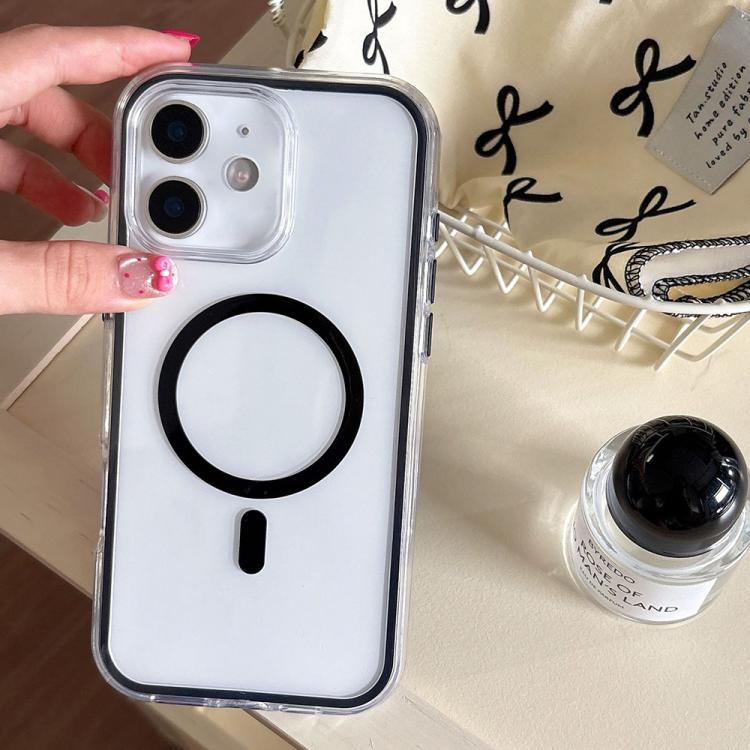 Large Hole Camera Macaron Transparency MagSafe Phone Case