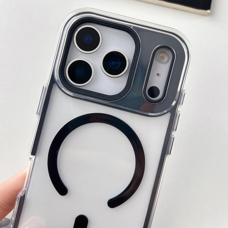 Large Hole Camera Macaron Transparency MagSafe Phone Case