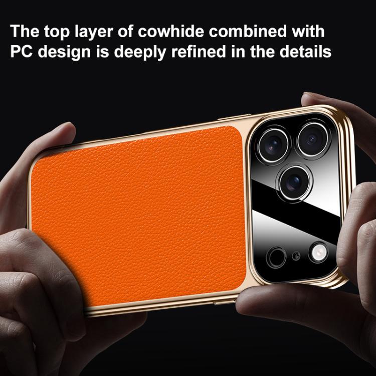 Genuine Leather PC Phone Case