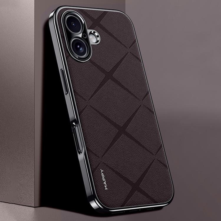 Plain Leather PC Phone Case