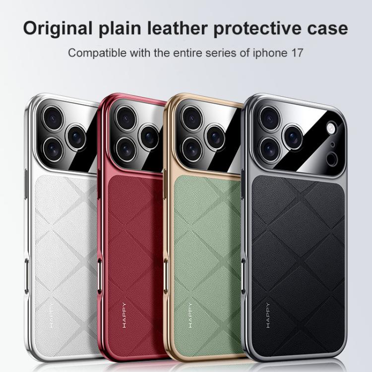 Plain Leather PC Phone Case