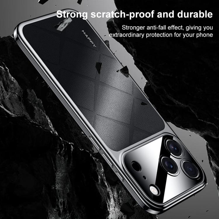 Plain Leather PC Phone Case