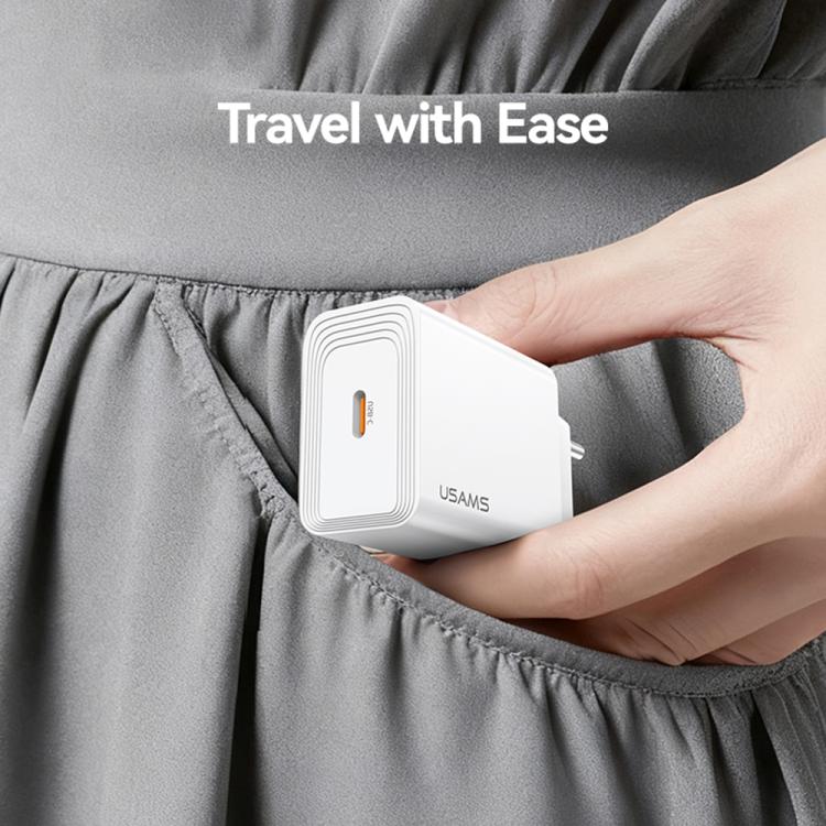 USAMS CC325 T69 PD 20W USB-C / Type-C Single Port Fast Charger