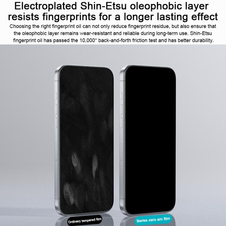 Benks Zero Curve Edge Privacy Tempered Screen Protector