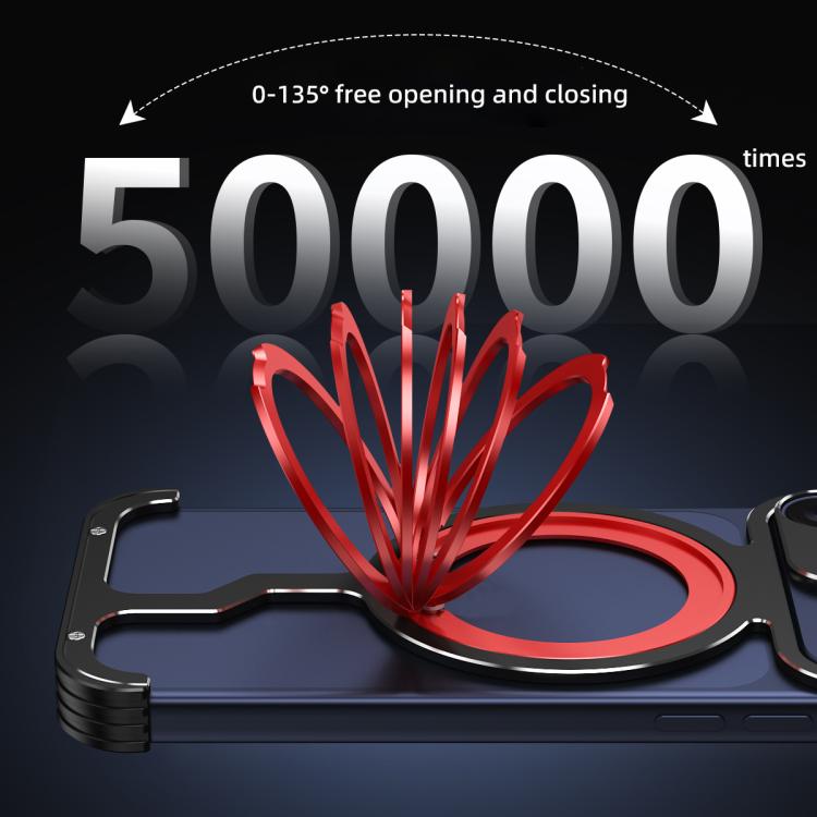 Armor Alloy Frameless MagSafe Magnetic Bracket Heat Dissipation Metal Phone Case