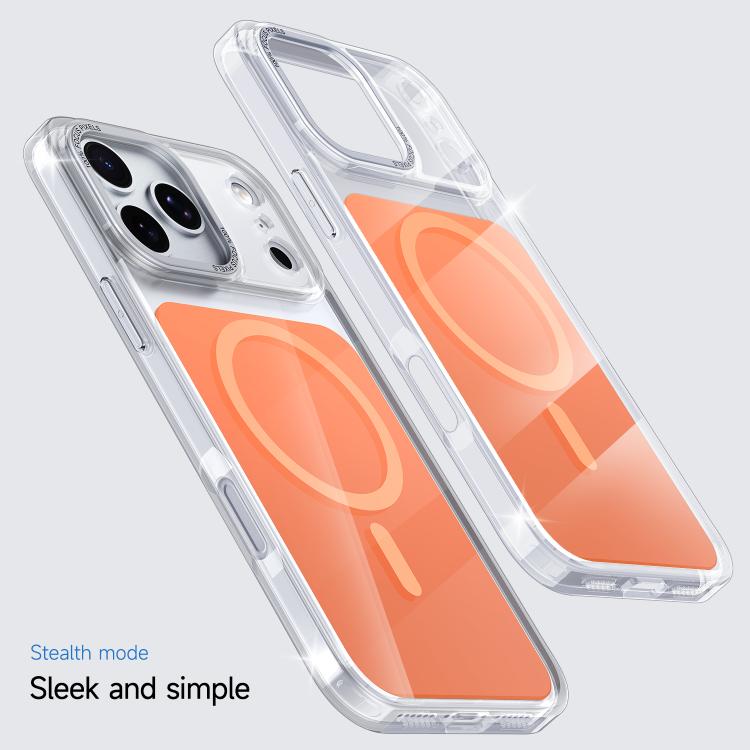 Cloud Mirror Acrylic Transparent Shockproof MagSafe Phone Case