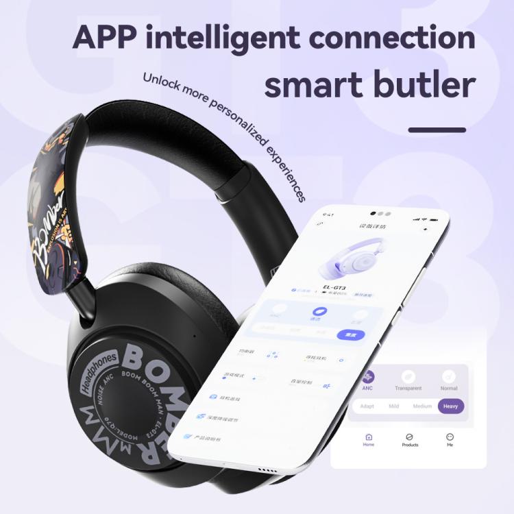 GT-3 Wireless Bluetooth Stereo ANC Gaming Music Headphone