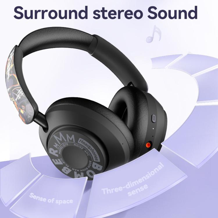 GT-3 Wireless Bluetooth Stereo ANC Gaming Music Headphone with 2.4G USB Drive