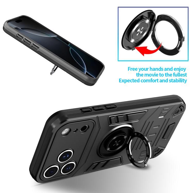 Rotating Holder TPU Hybrid PC Phone Case