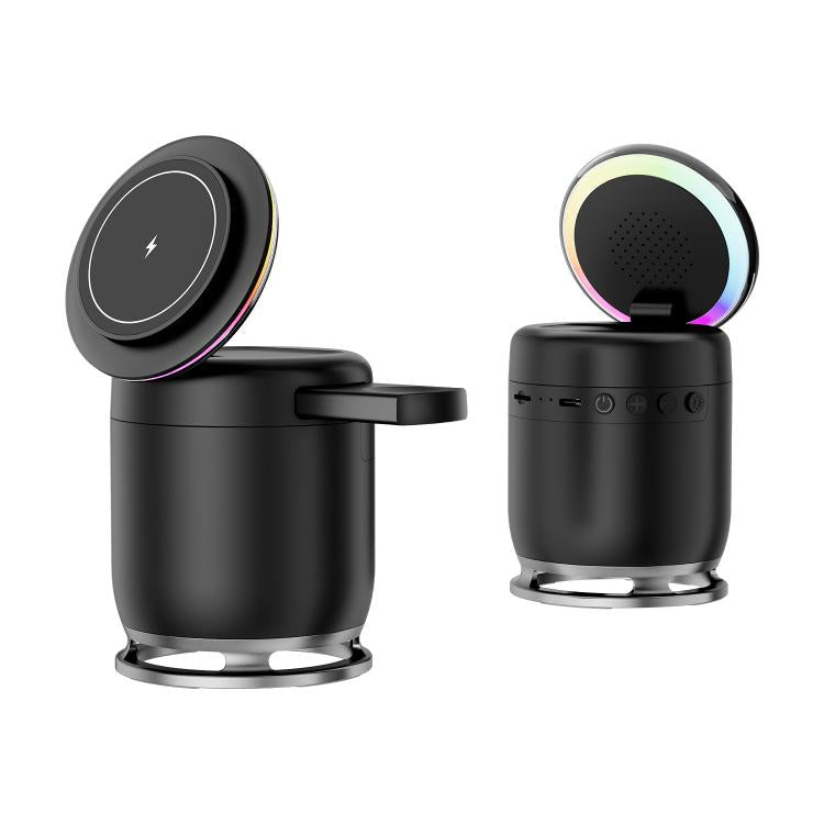 C52 Foldable 5 in 1 Desktop Magnetic Wireless Charging Bluetooth Speaker