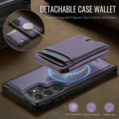 JEEHOOD J10 Flip Card Bag MagSafe Split RFID Leather Phone Case, For Samsung Galaxy S22 Ultra 5G, For Samsung Galaxy S22+ 5G, For Samsung Galaxy S22 5G, For Samsung Galaxy S21 FE 5G, For Samsung Galaxy S20 Ultra 5G, For Samsung Galaxy S20+ 5G          ...