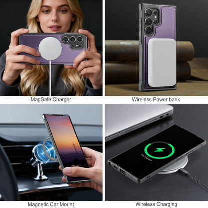 JEEHOOD J10 Flip Card Bag MagSafe Split RFID Leather Phone Case, For Samsung Galaxy S22 Ultra 5G, For Samsung Galaxy S22+ 5G, For Samsung Galaxy S22 5G, For Samsung Galaxy S21 FE 5G, For Samsung Galaxy S20 Ultra 5G, For Samsung Galaxy S20+ 5G          ...