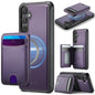 JEEHOOD J10 Flip Card Bag MagSafe Split RFID Leather Phone Case, For Samsung Galaxy S24 FE 5G, For Samsung Galaxy S24 Ultra 5G, For Samsung Galaxy S24+ 5G, For Samsung Galaxy S24 5G, For Samsung Galaxy S23 FE 5G, For Samsung Galaxy S23 Ultra 5G        ...