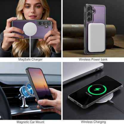 JEEHOOD J10 Flip Card Bag MagSafe Split RFID Leather Phone Case, For Samsung Galaxy S24 FE 5G, For Samsung Galaxy S24 Ultra 5G, For Samsung Galaxy S24+ 5G, For Samsung Galaxy S24 5G, For Samsung Galaxy S23 FE 5G, For Samsung Galaxy S23 Ultra 5G        ...