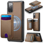 JEEHOOD J10 Flip Card Bag MagSafe Split RFID Leather Phone Case, For Samsung Galaxy S24 FE 5G, For Samsung Galaxy S24 Ultra 5G, For Samsung Galaxy S24+ 5G, For Samsung Galaxy S24 5G, For Samsung Galaxy S23 FE 5G, For Samsung Galaxy S23 Ultra 5G        ...