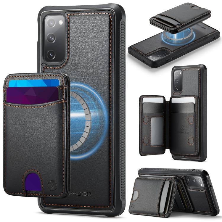 JEEHOOD J10 Flip Card Bag MagSafe Split RFID Leather Phone Case, For Samsung Galaxy S24 FE 5G, For Samsung Galaxy S24 Ultra 5G, For Samsung Galaxy S24+ 5G, For Samsung Galaxy S24 5G, For Samsung Galaxy S23 FE 5G, For Samsung Galaxy S23 Ultra 5G        ...