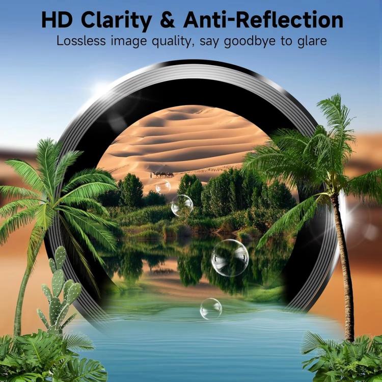 Tempered Glass CD Texture Back Camera Film