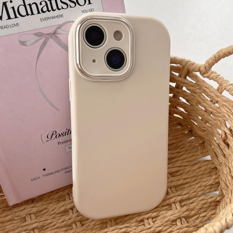 Fat Dun Solid Color Metal Photo Frame TPU Phone Case