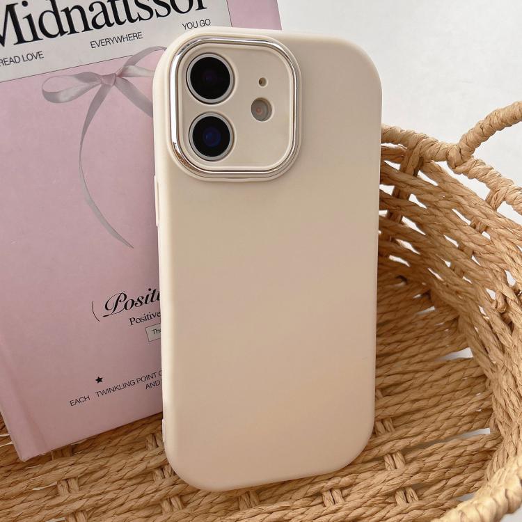 Fat Dun Solid Color Metal Photo Frame TPU Phone Case