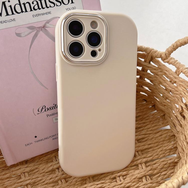 Fat Dun Solid Color Metal Photo Frame TPU Phone Case