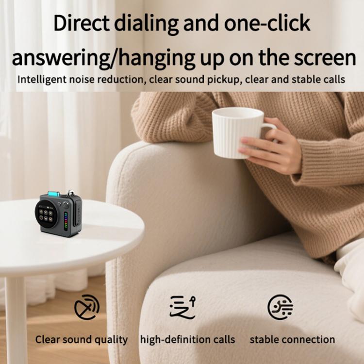 G300 Smart LED Screen Portable Bluetooth 5.4 Wireless Speaker