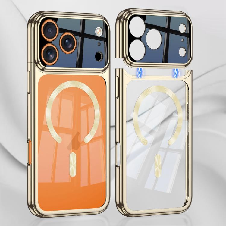 GKK Electroplating Phantom Splicing MagSafe Magnetic Phone Case