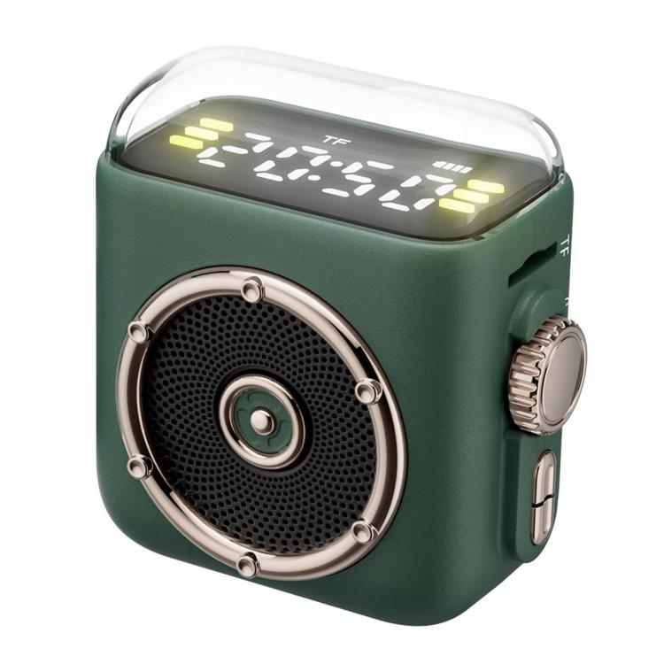 P6 Portable Bluetooth 5.0 Wireless Speaker with Clock & Night Light