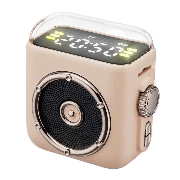 P6 Portable Bluetooth 5.0 Wireless Speaker with Clock & Night Light
