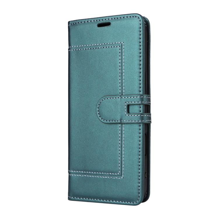 Stitched Magnetic Buckle Leather Phone Case