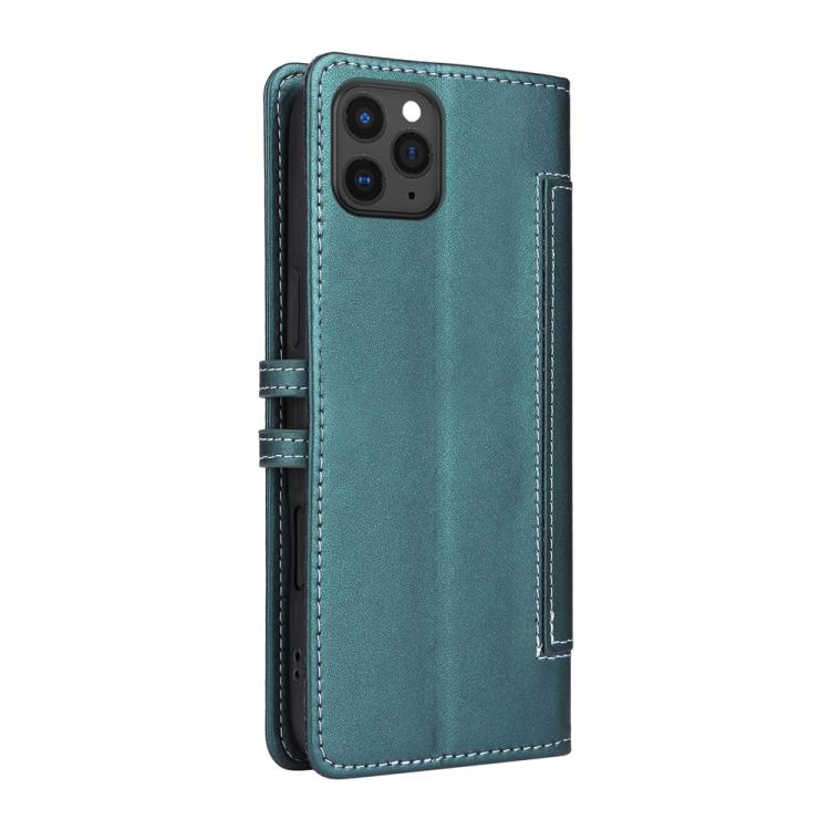 Stitched Magnetic Buckle Leather Phone Case