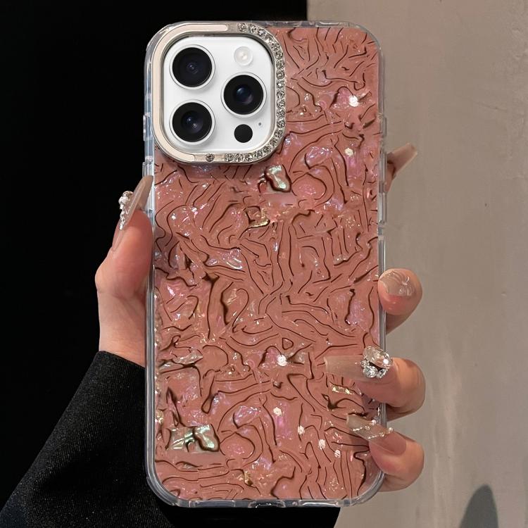 Ink Rhythm Colorful Shell Pattern TPU Hybrid IMD Phone Case