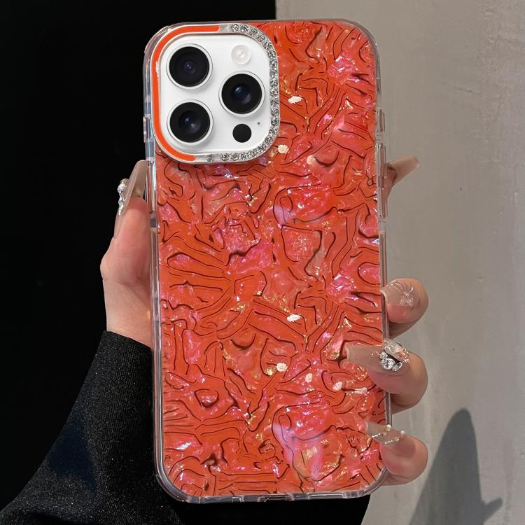 Ink Rhythm Colorful Shell Pattern TPU Hybrid IMD Phone Case