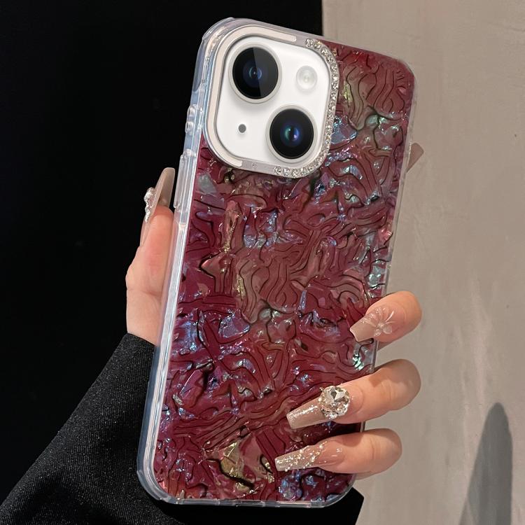 Ink Rhythm Colorful Shell Pattern TPU Hybrid IMD Phone Case