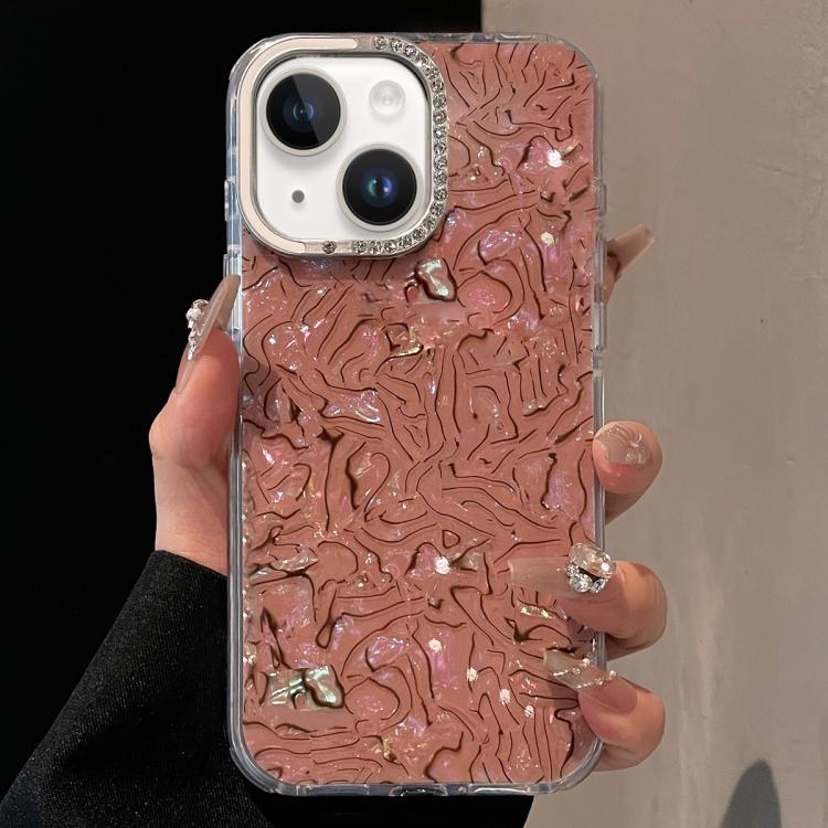 Ink Rhythm Colorful Shell Pattern TPU Hybrid IMD Phone Case