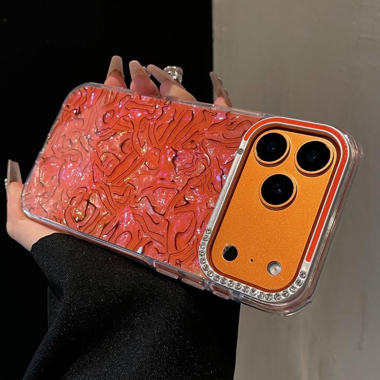 Ink Rhythm Colorful Shell Pattern TPU Hybrid IMD Phone Case